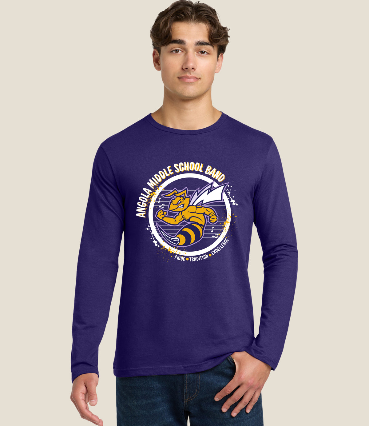 Angola Middle School Band Long Sleeve Tee
