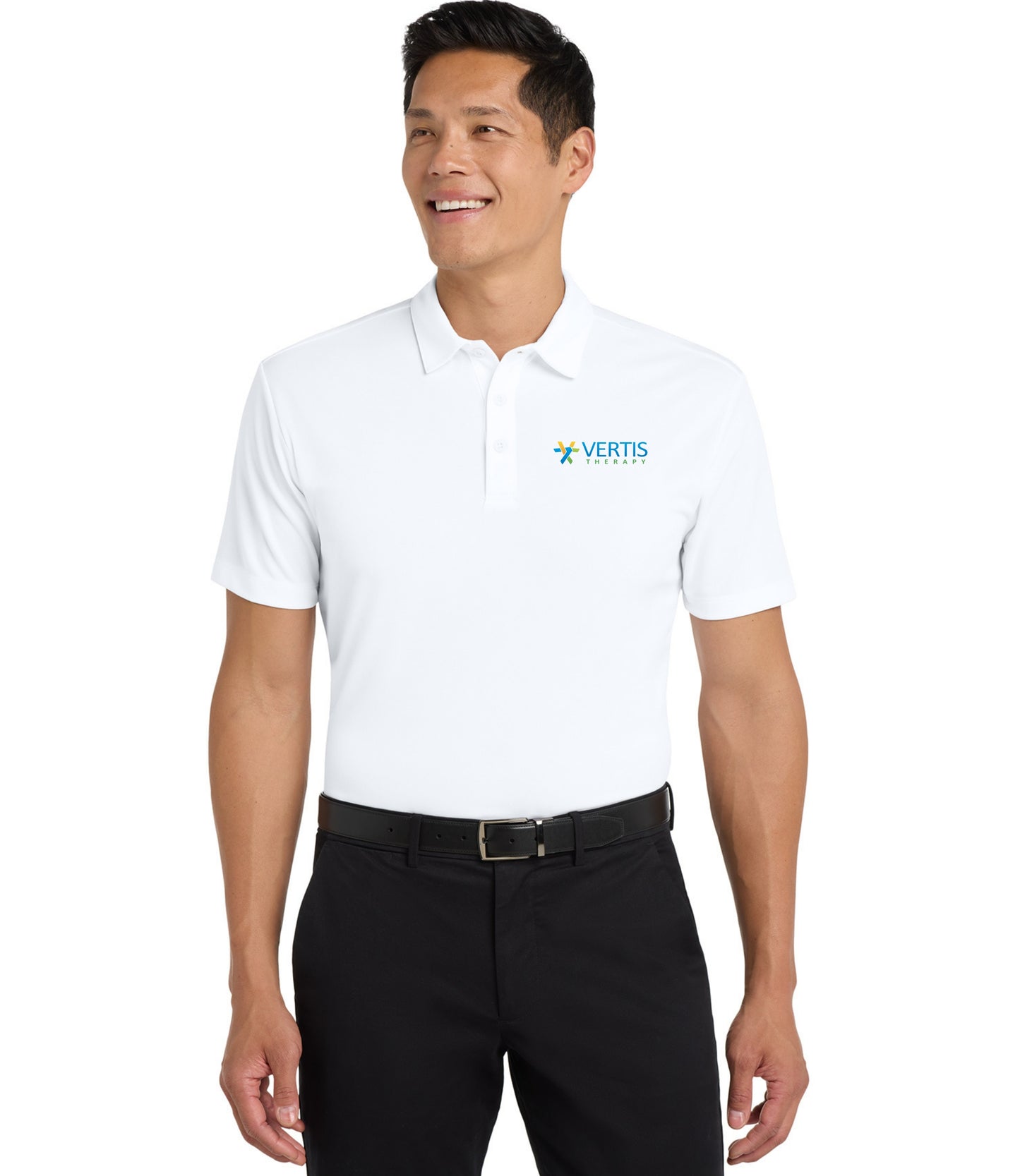Vertis Logo Men's Silk Touch Performance Polo