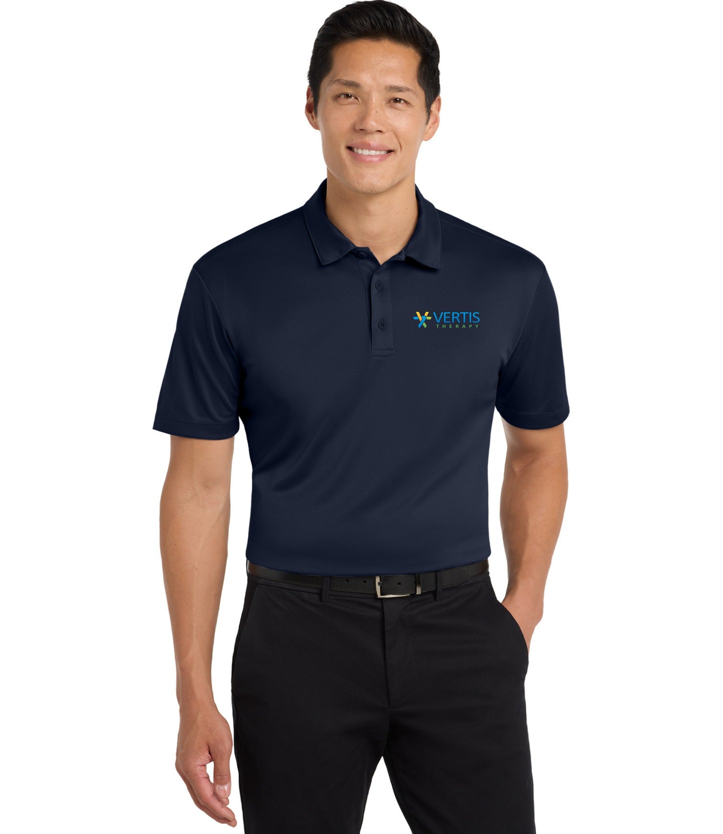 Vertis Logo Men's Silk Touch Performance Polo