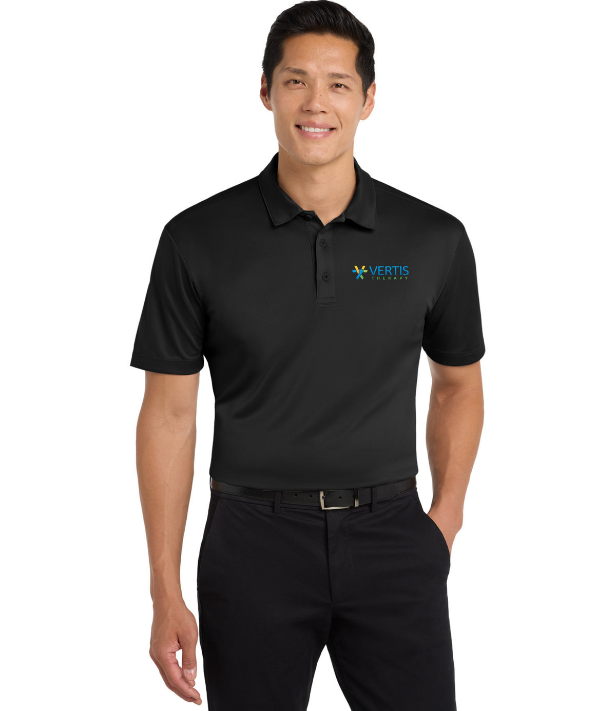 Vertis Logo Men's Silk Touch Performance Polo