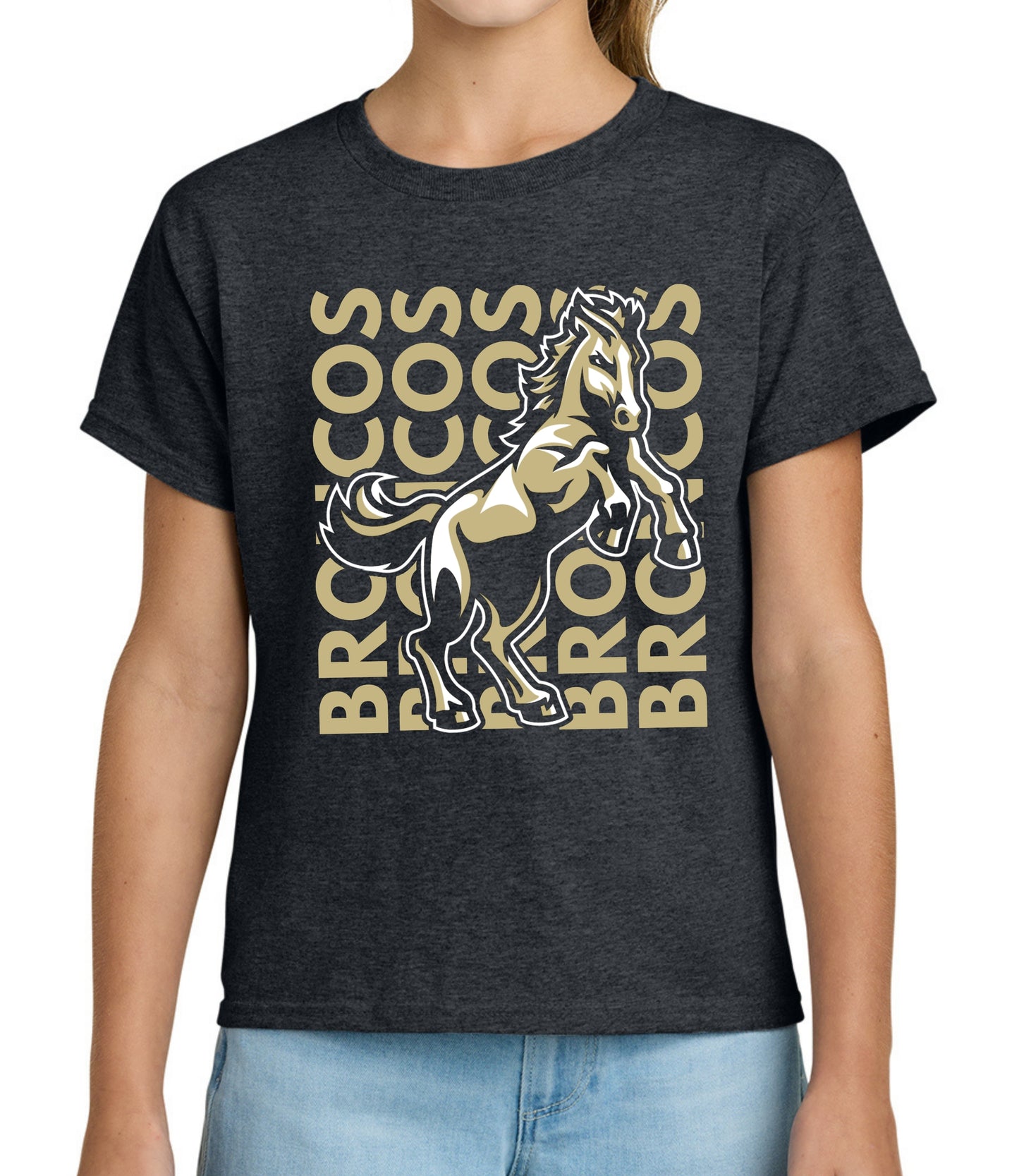 Broncos Vertical Tee