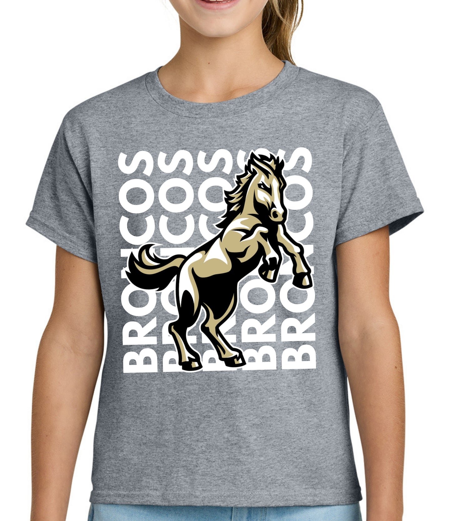 Broncos Vertical Tee