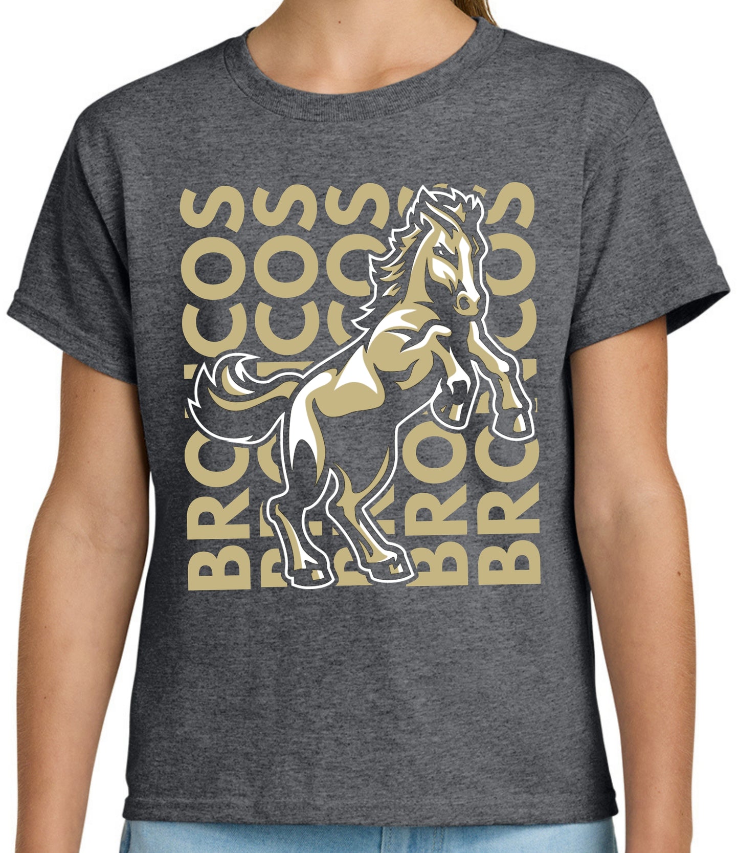 Broncos Vertical Tee