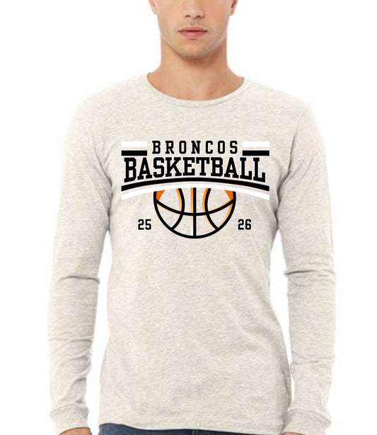 Broncos Basketball 25-26 Long-Sleeve Tee