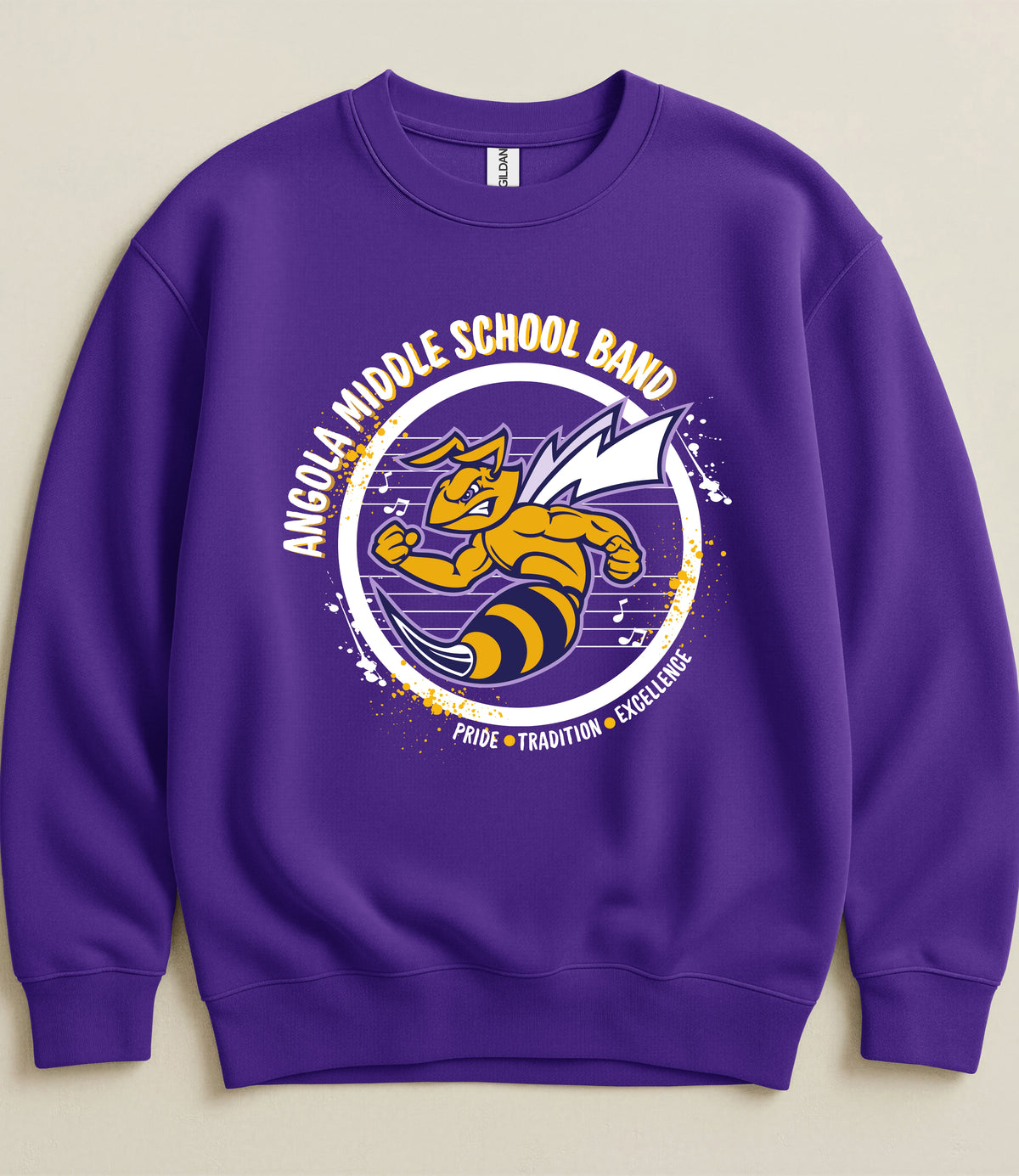 Angola Middle School Band Crewneck Sweatshirt