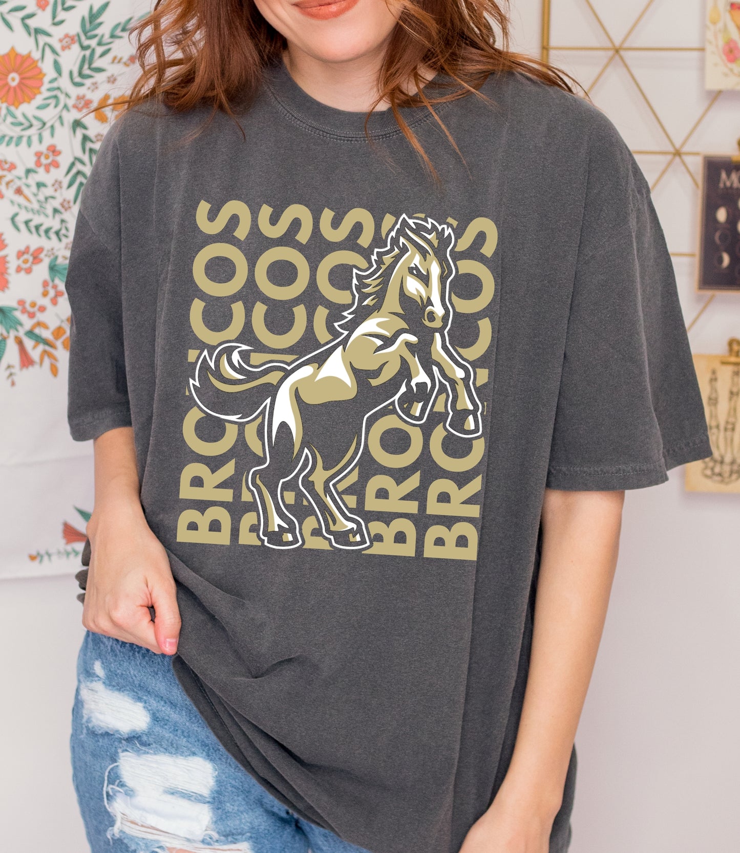 Broncos Vertical Tee