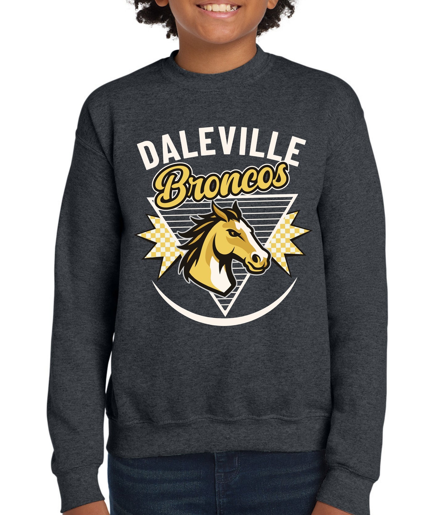 Daleville Broncos Triangle Sweatshirt