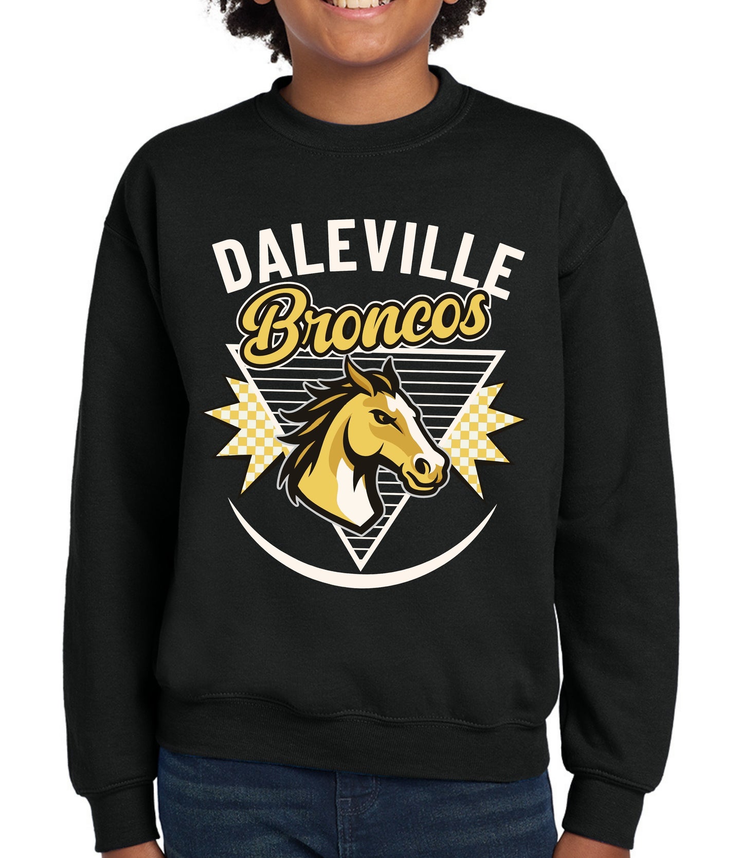 Daleville Broncos Triangle Sweatshirt