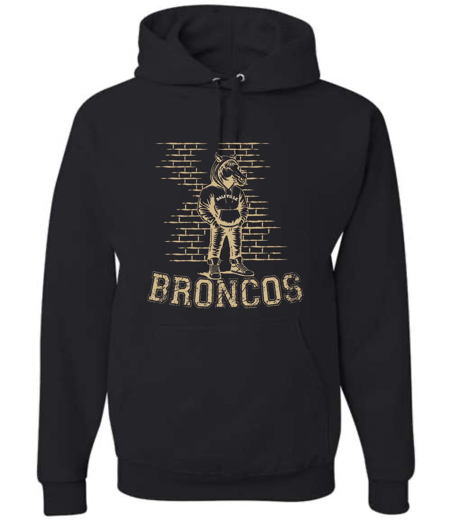 Brick Broncos Hoodie