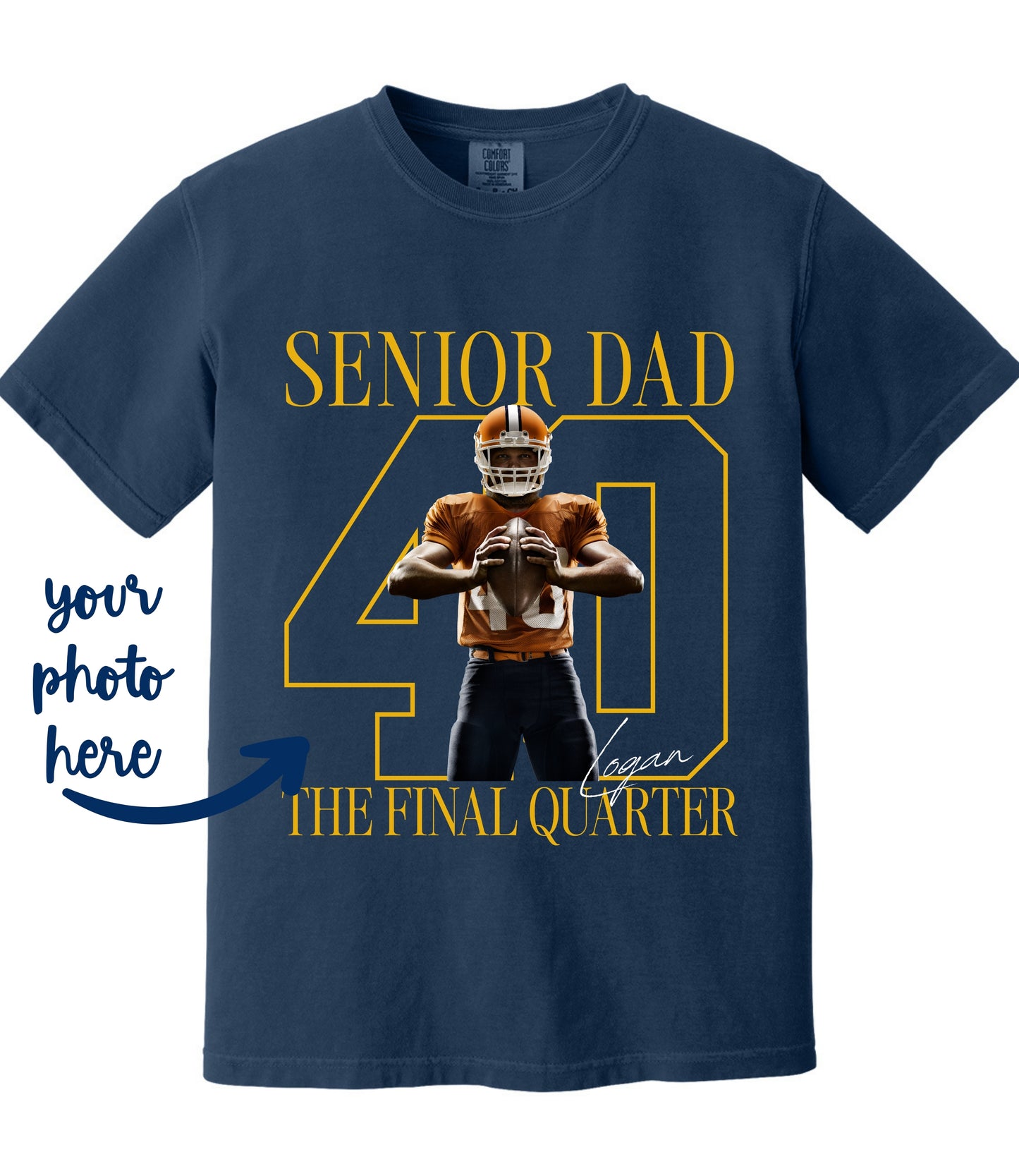 CUSTOM Senior Football Dad Shirt