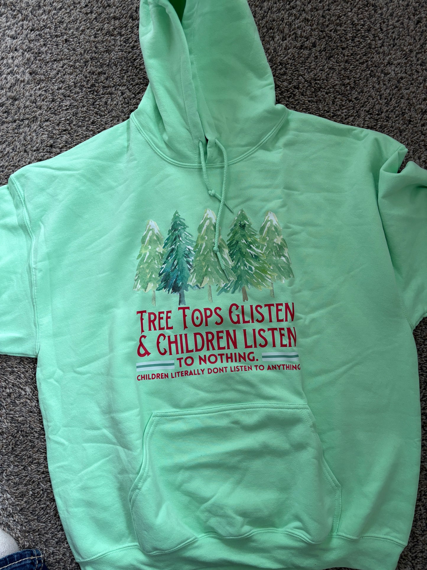 Treetops Glisten Crewneck/Hoodie