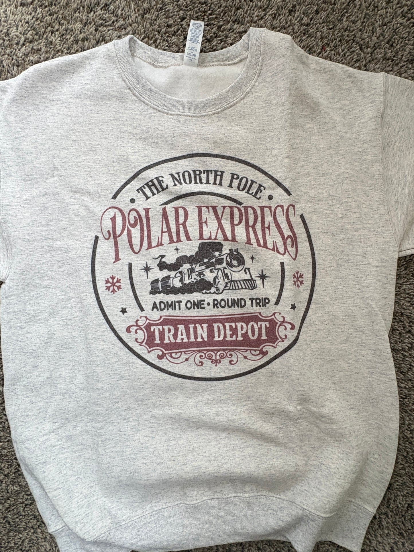 Polar Express Train Depot Crewneck
