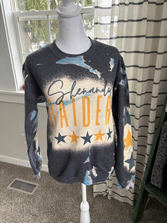 Shenandoah Stars Reverse Tie Dye Crewneck
