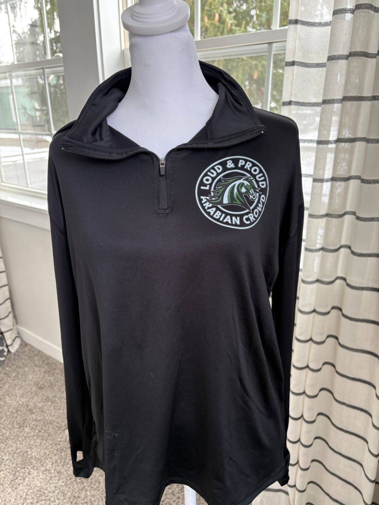 Quarter Zip Arabians Pull Over