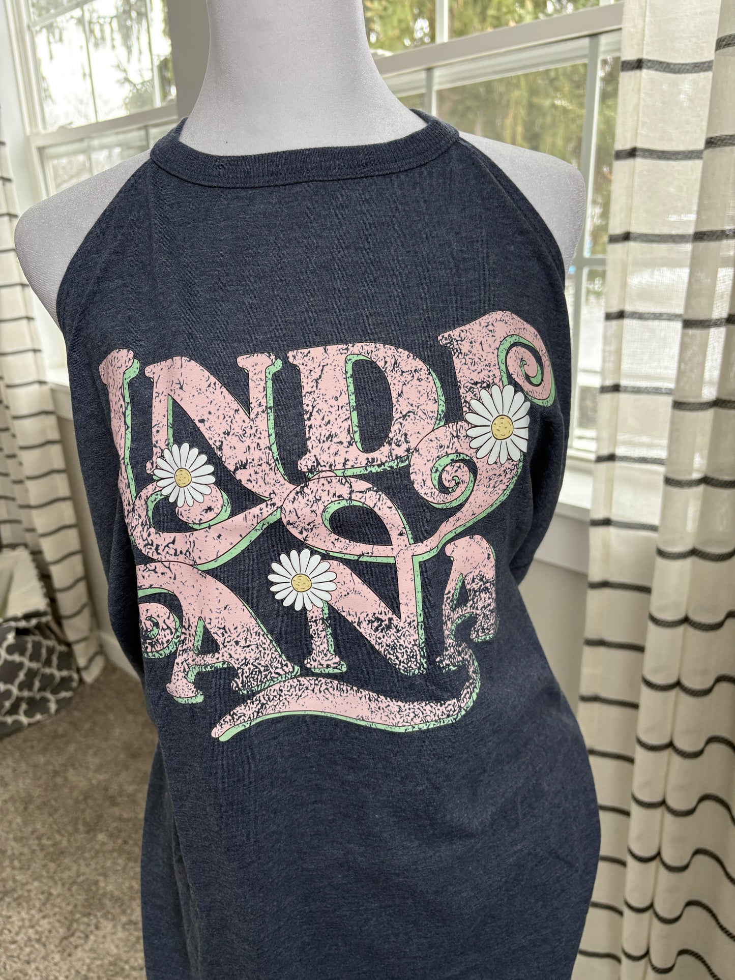 Indiana Script Flower Tank