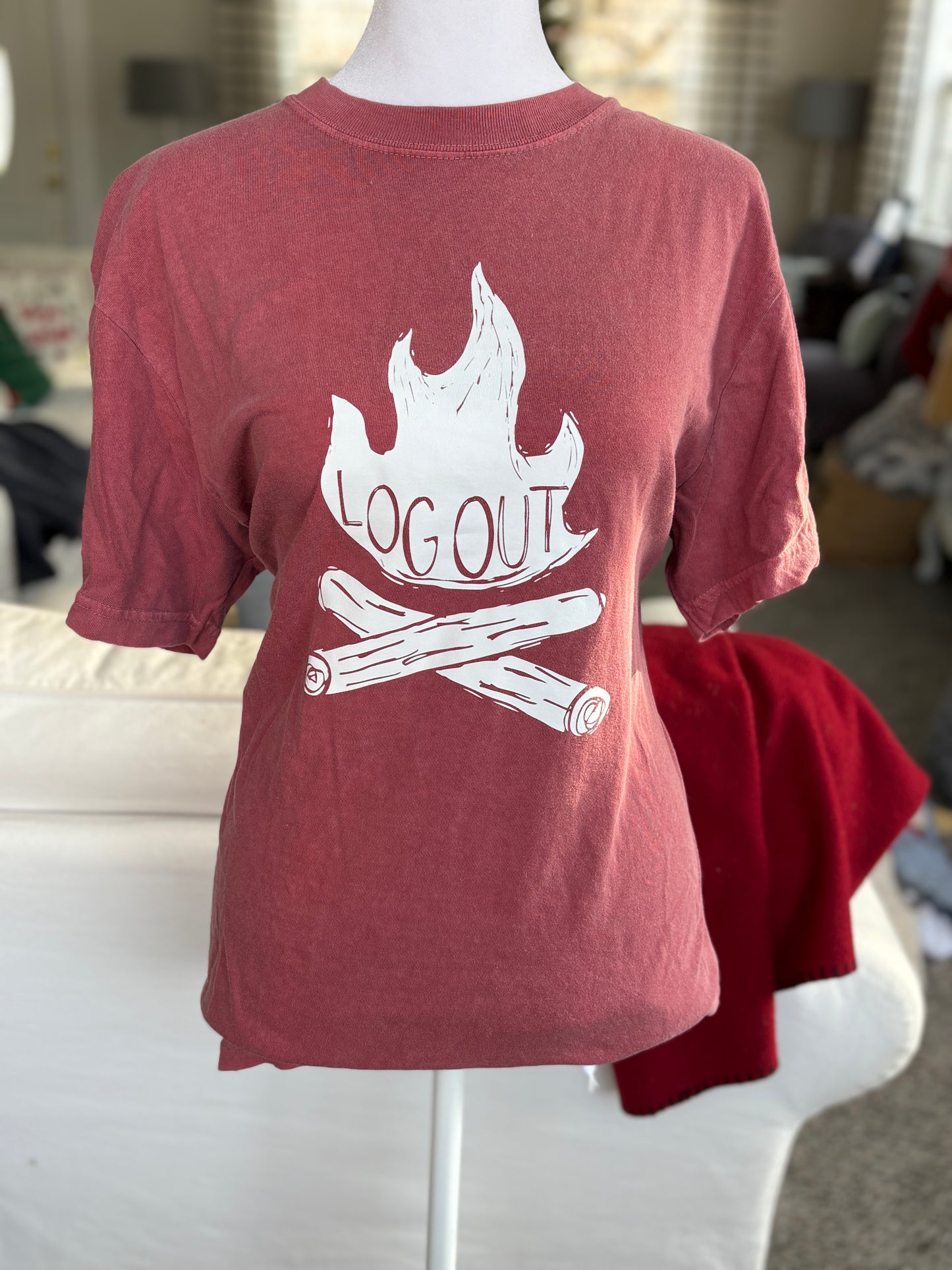 Log Out Comfort Color T-Shirt