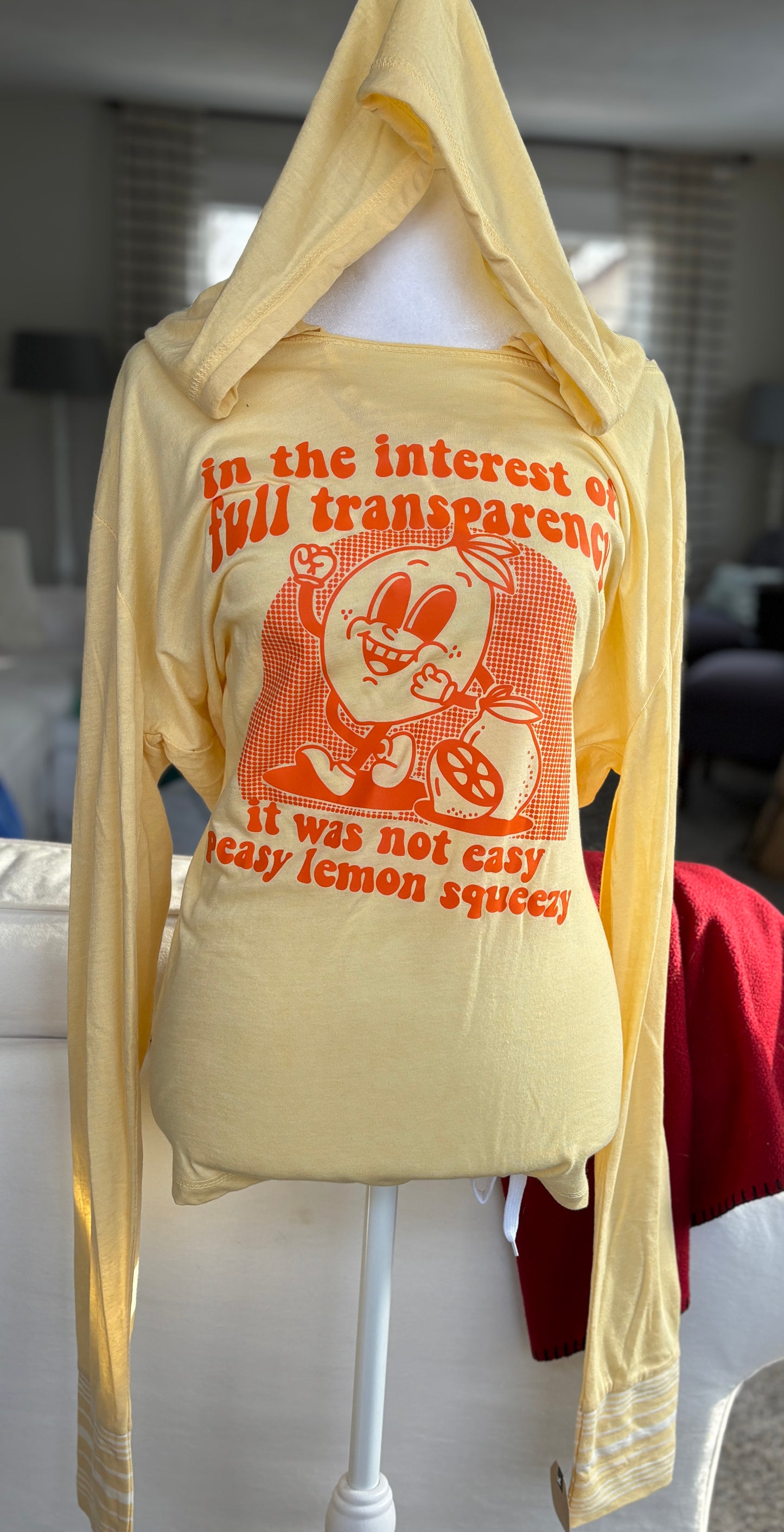 In the Interest of Full Transparency it was Not Easy Peasy Lemon Squeezy