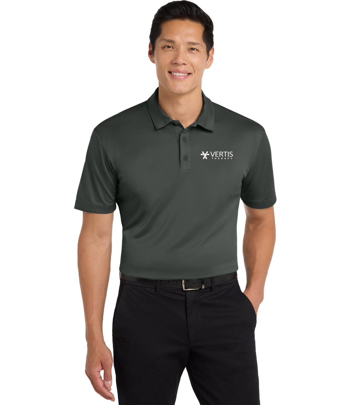 Vertis Logo Men's Silk Touch Performance Polo